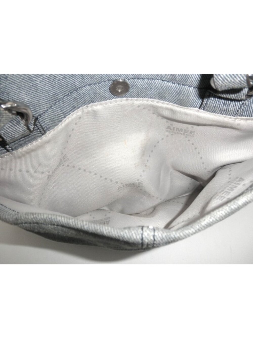 Aimee Kestenberg Hope for Warriors U.S.A. Flag Denim Shoulder Bag NEEDS WASHING! - Picture 14 of 16